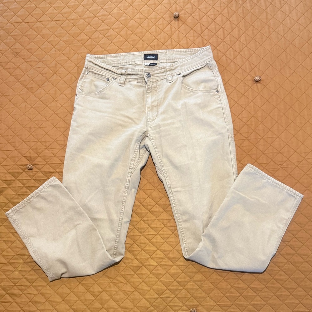 Marmot Men's Light Tan Relaxed Jeans M (32)